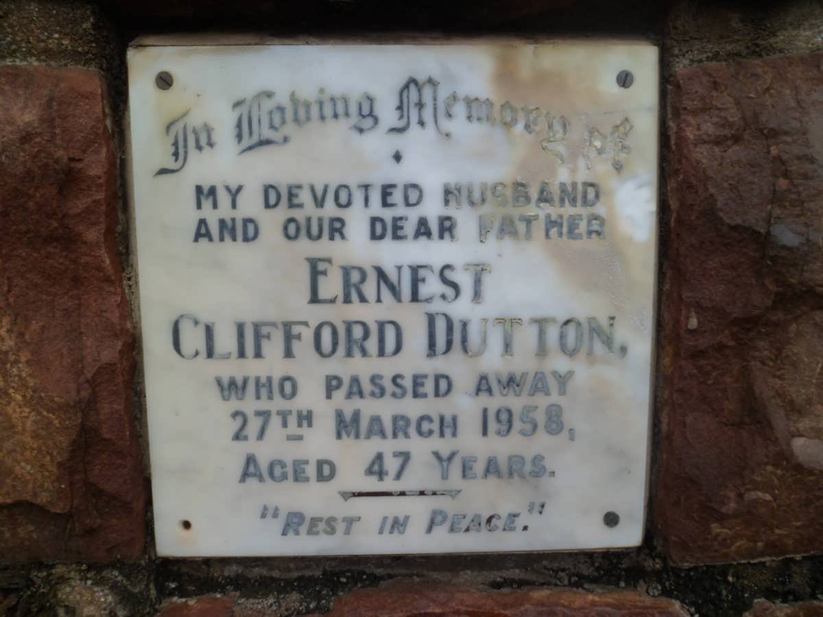 DUTTON Ernest Clifford -1958
