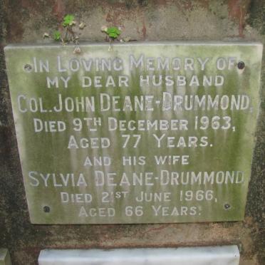 DRUMMOND John, Deane -1963 &amp; Sylvia -1966