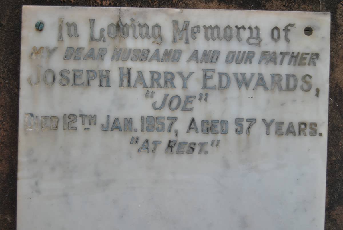 EDWARDS Joseph Harry -1957
