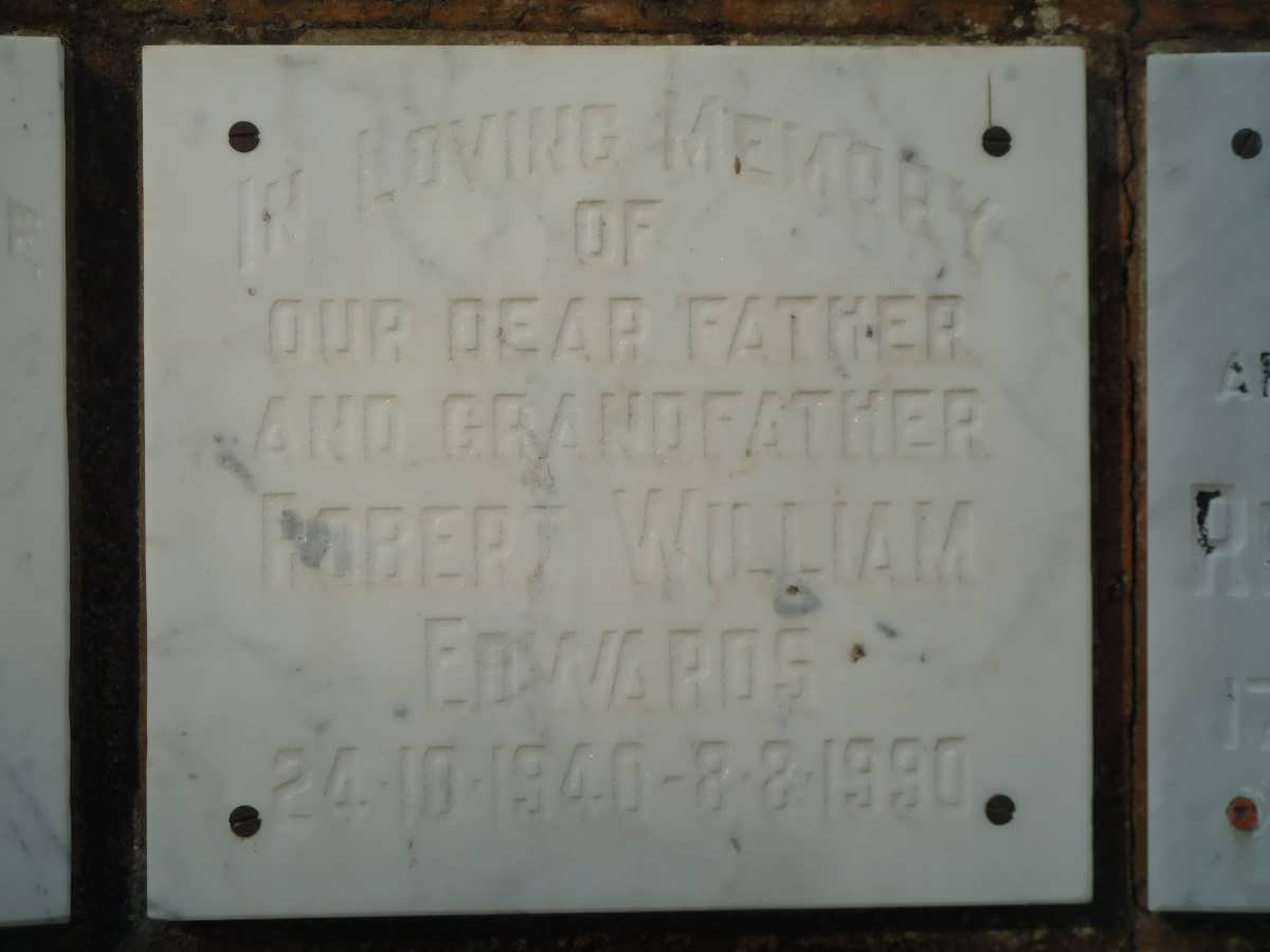 EDWARDS Robert William 1940-1990