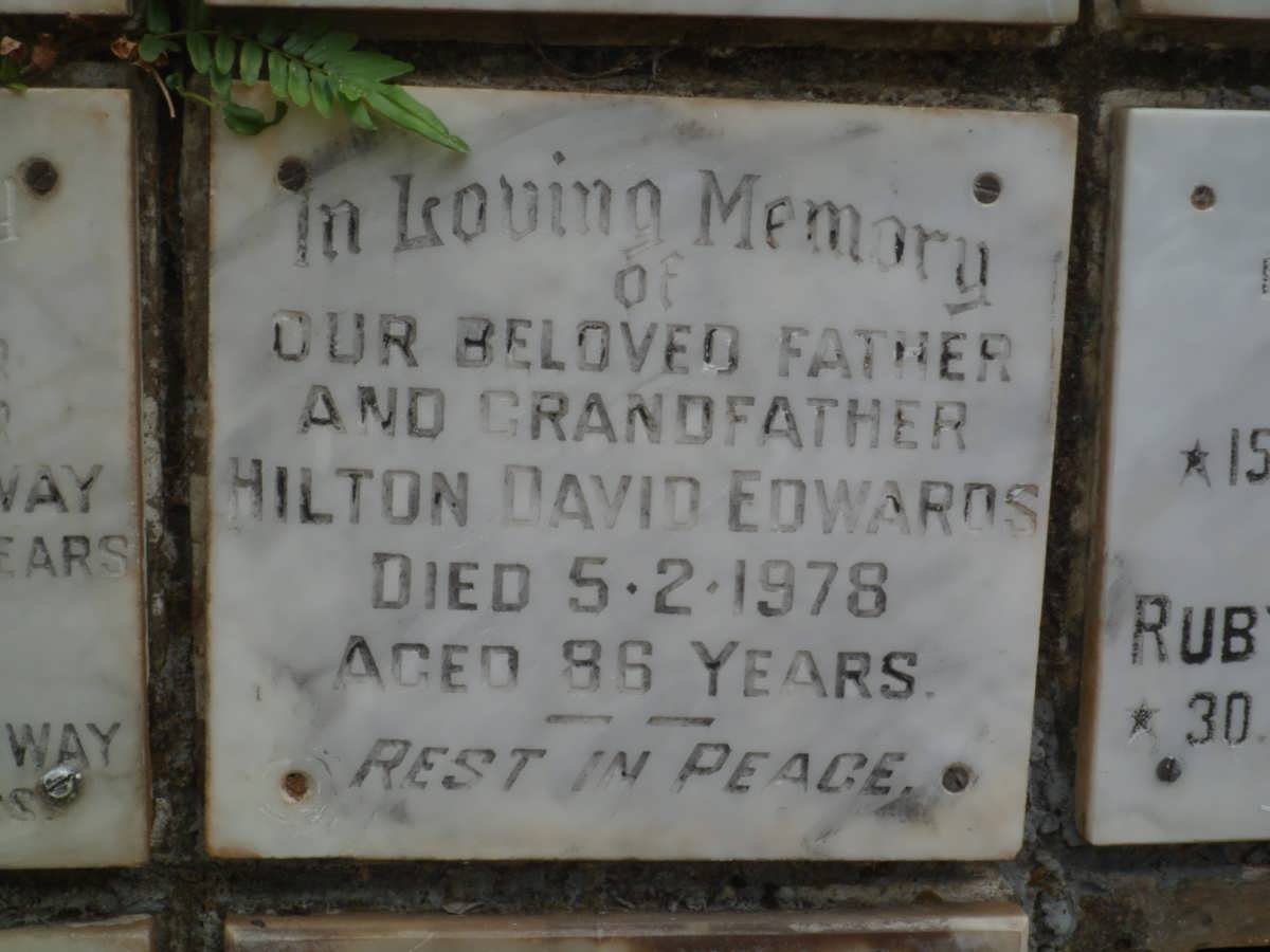 EDWARDS Hilton David -1978