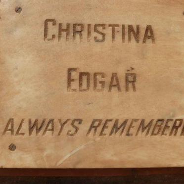 EDGAR Christina