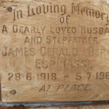 ESPINASSE James Gerald 1918-1984