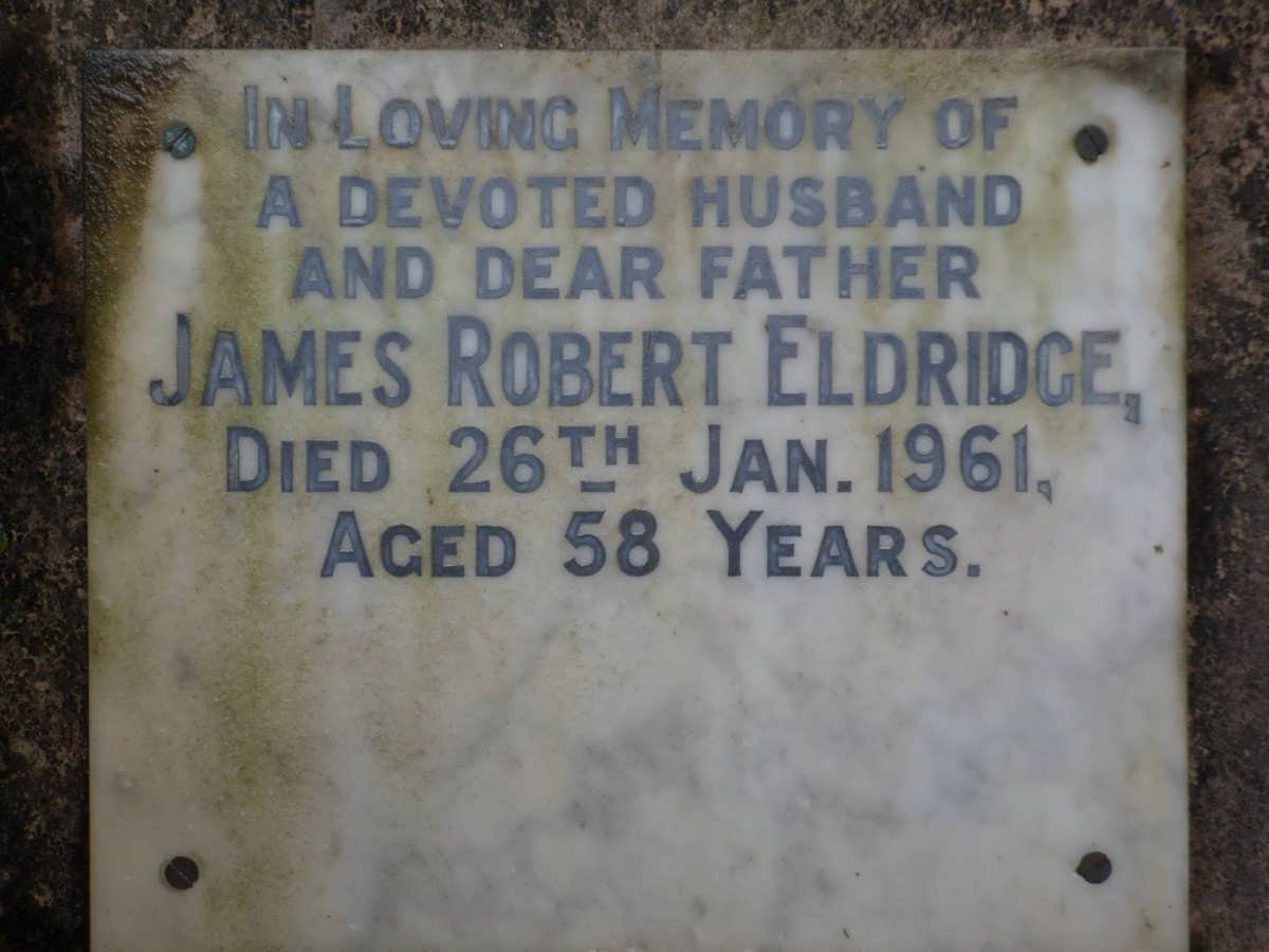 ELDRIDGE James Robert -1961