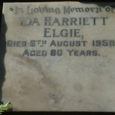 ELGIE Ida Harriett -1959