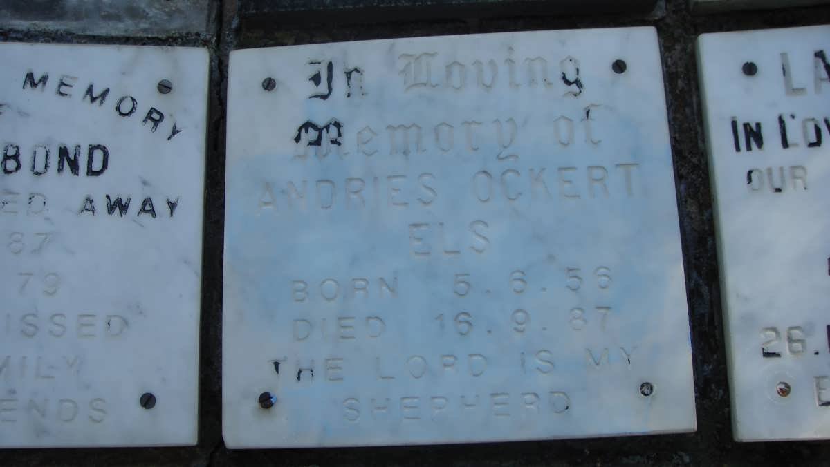 ELS Andries Ockert 1956-1987