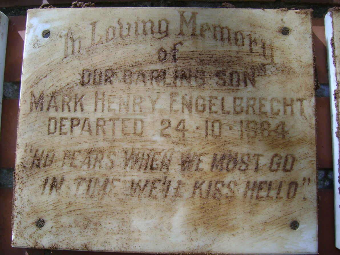 ENGELBRECHT Mark Henry -1984