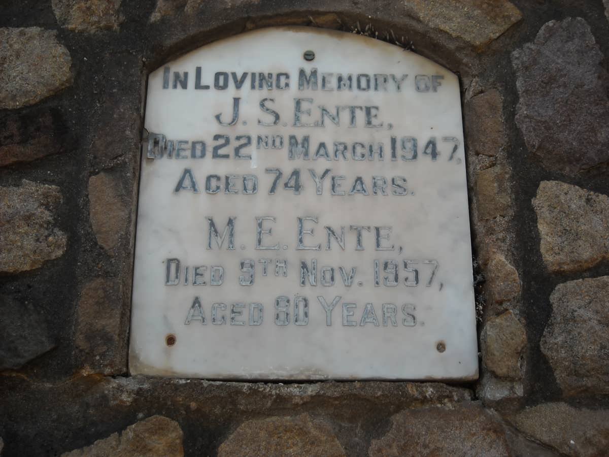 ENTE J.S. -1947 &amp; M.E. -1957