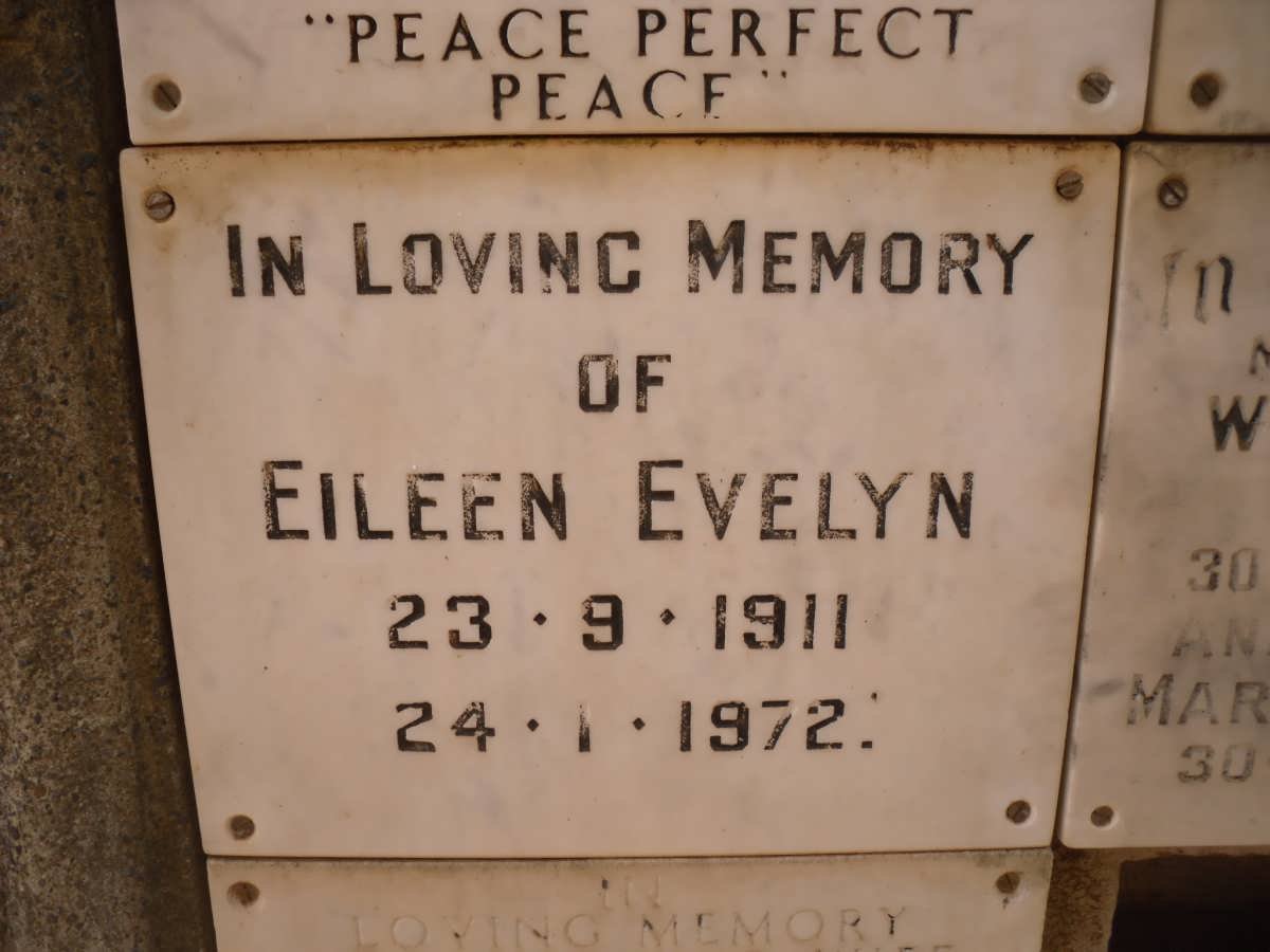 EVELYN Eileen 1911-1972