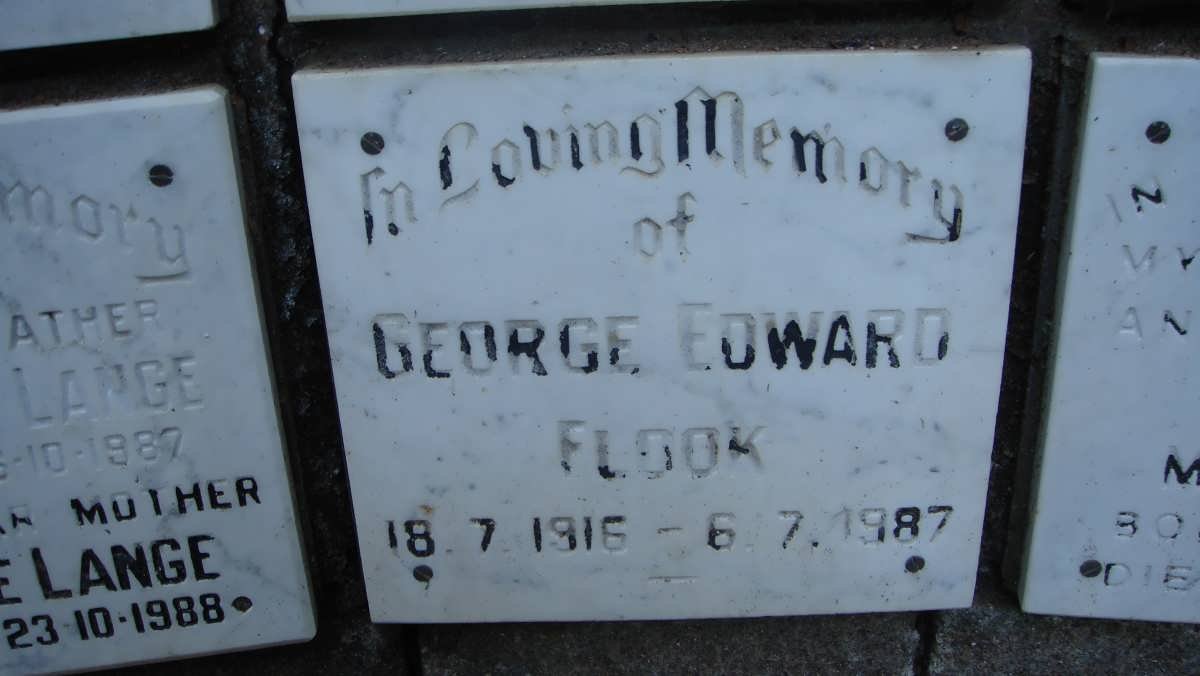 FLOOK George Edward 1916-1987