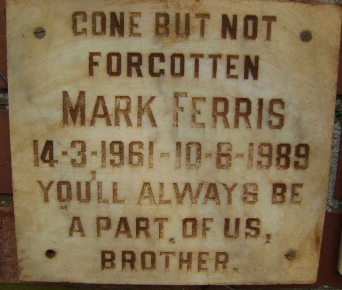 FERRIS Mark 1961-1989