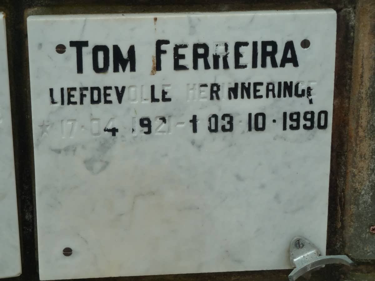FERREIRA Tom 1921-1990