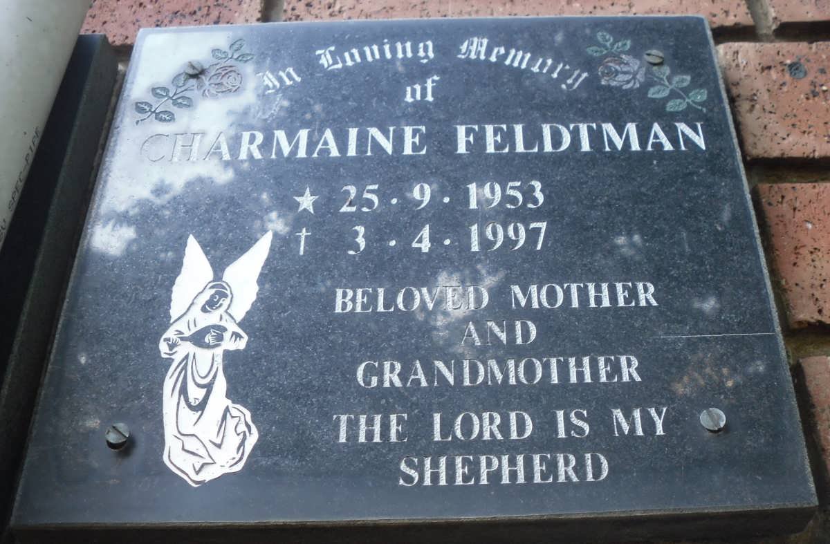FELDTMAN Charmaine 1953-1997