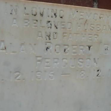 FERGUSON Alan Robert 1915-1971