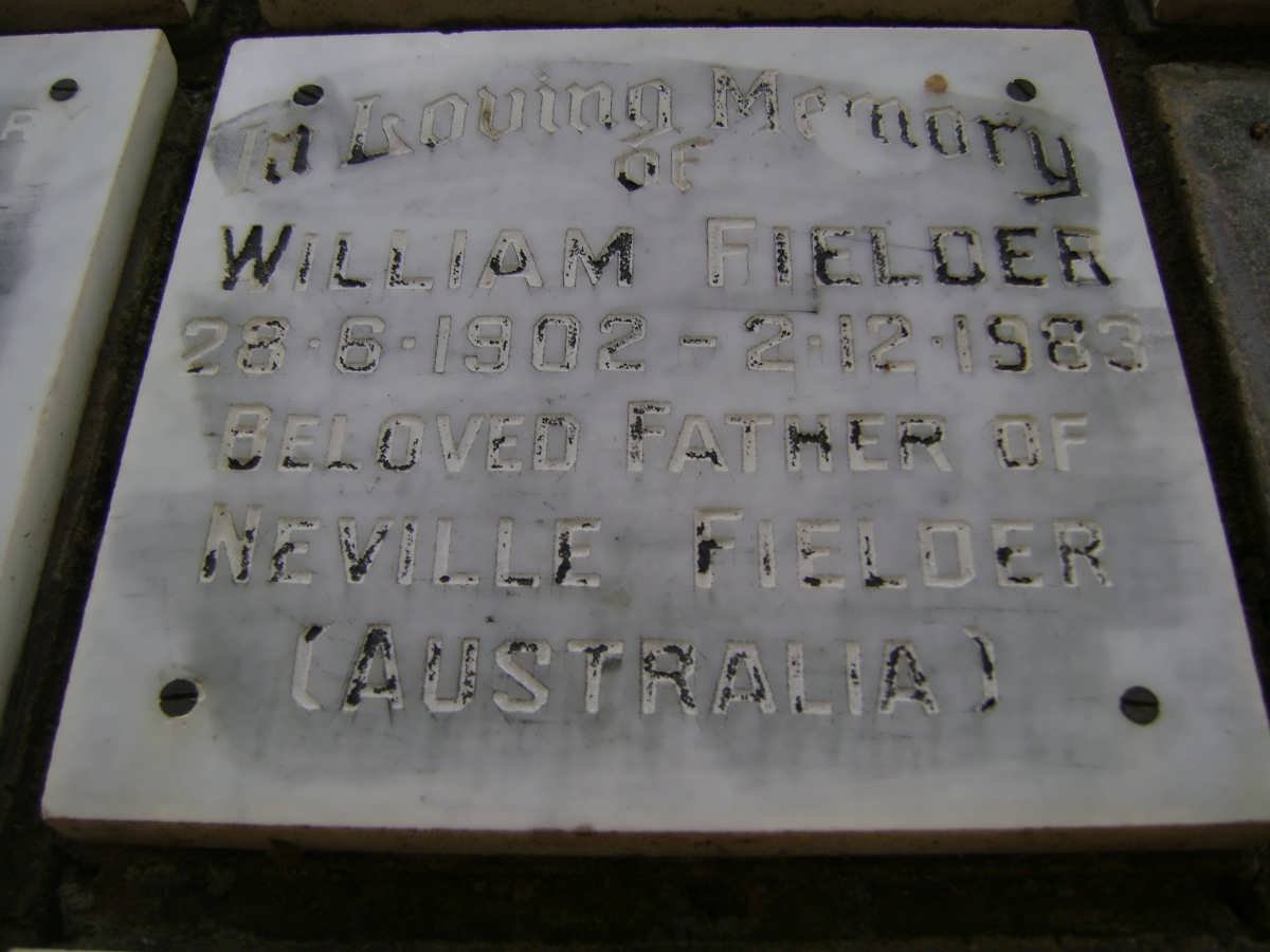 FIELDER William 1902-1983