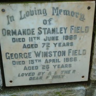 FIELD Ormande Stanley -1966 :: FIELD George Winston -1966