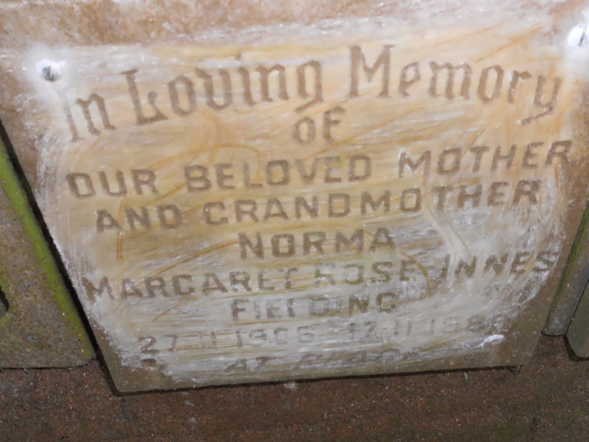 FIELDING Norma Margaret Rose-Innes 1906-1980