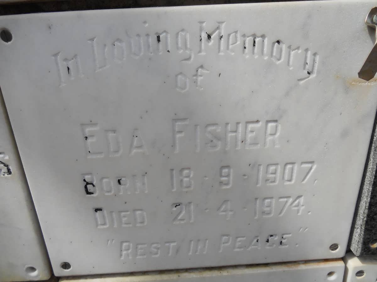 FISHER Eda 1907-1974
