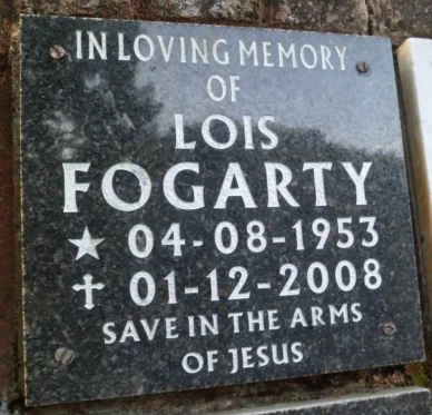 FOGARTY Lois 1953-2008