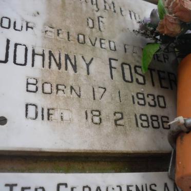 FOSTER Johnny 1930-1986
