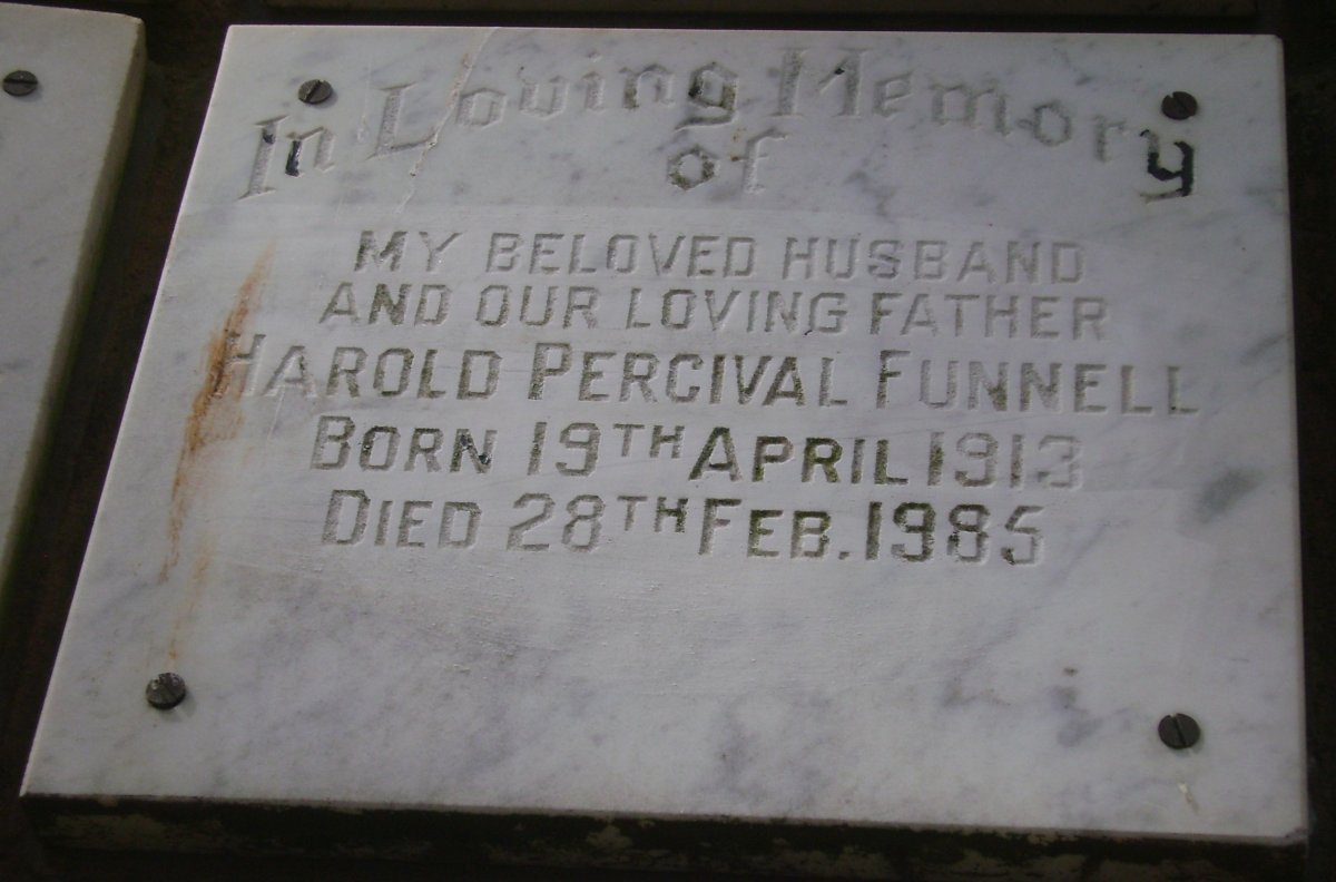 FUNNELL Harold Percival 1913-1985