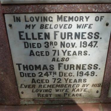 FURNESS Thomas -1949 :: FURNESS Ellen -1947