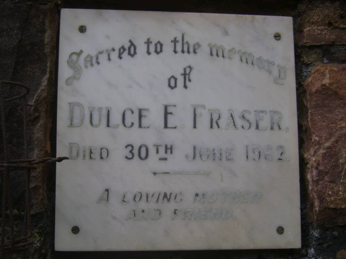 FRASER Dulce E. -1962