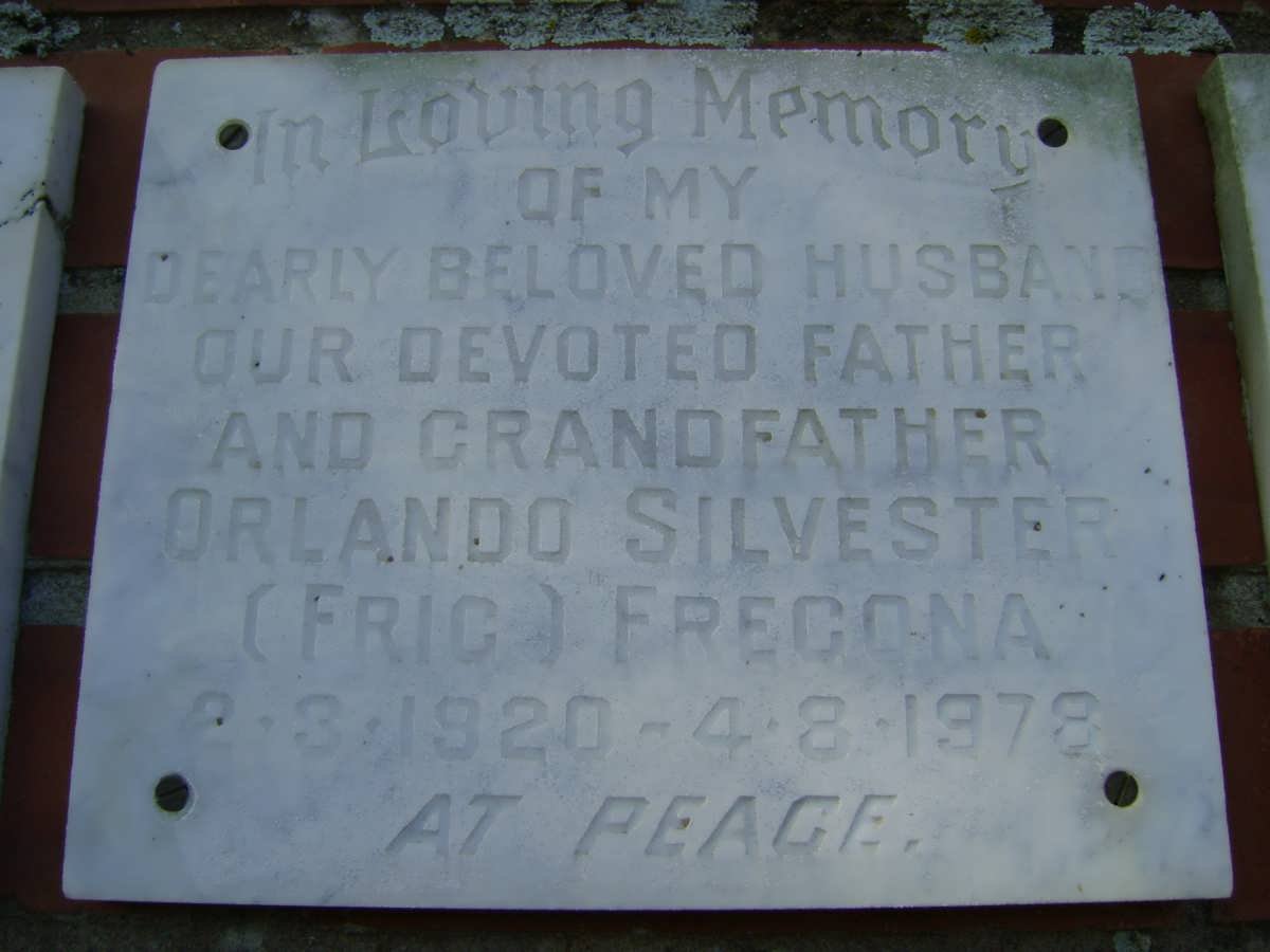 FREGONA Orlando Silvester 1920-1978