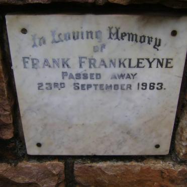 FRANKLEYNE Frank -1963