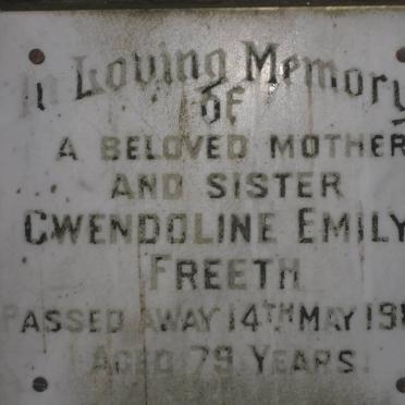 FREETH Gwendoline Emily -1984