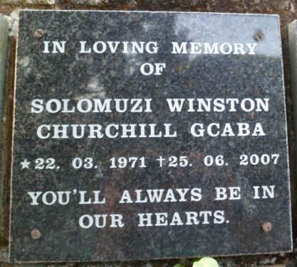 GCABA Solomuzi Winston Churchill 1971-2007