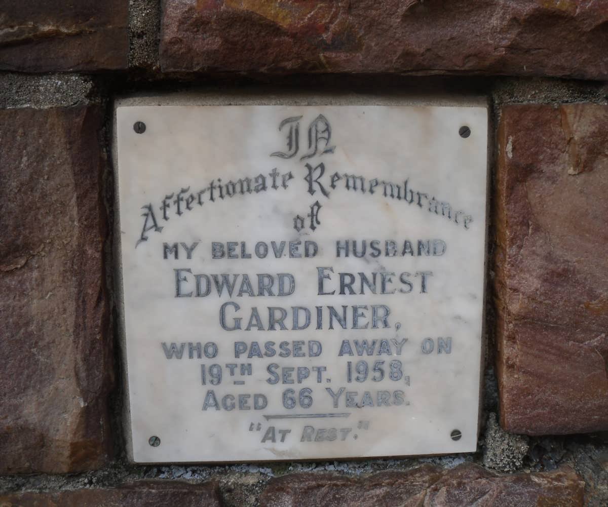 GARDINER Edward Ernest -1958
