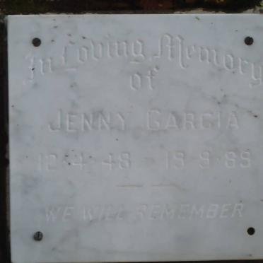 GARCIA Jenny 1948-1989