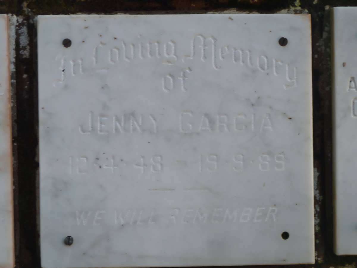 GARCIA Jenny 1948-1989