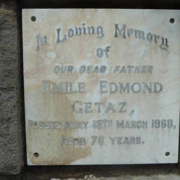 GETAZ Emile Edmond -1968