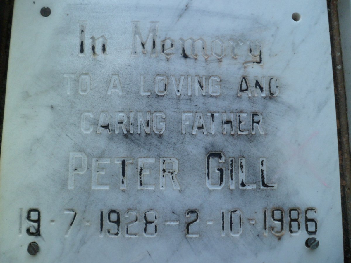 GILL Peter 1928-1986