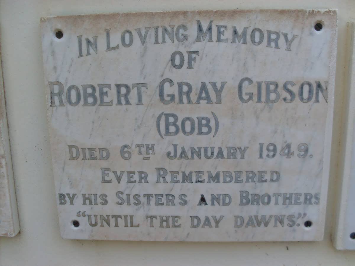 GIBSON Robert Gray -1949