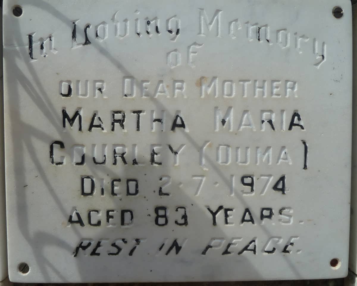 GOURLEY Martha Maria -1974