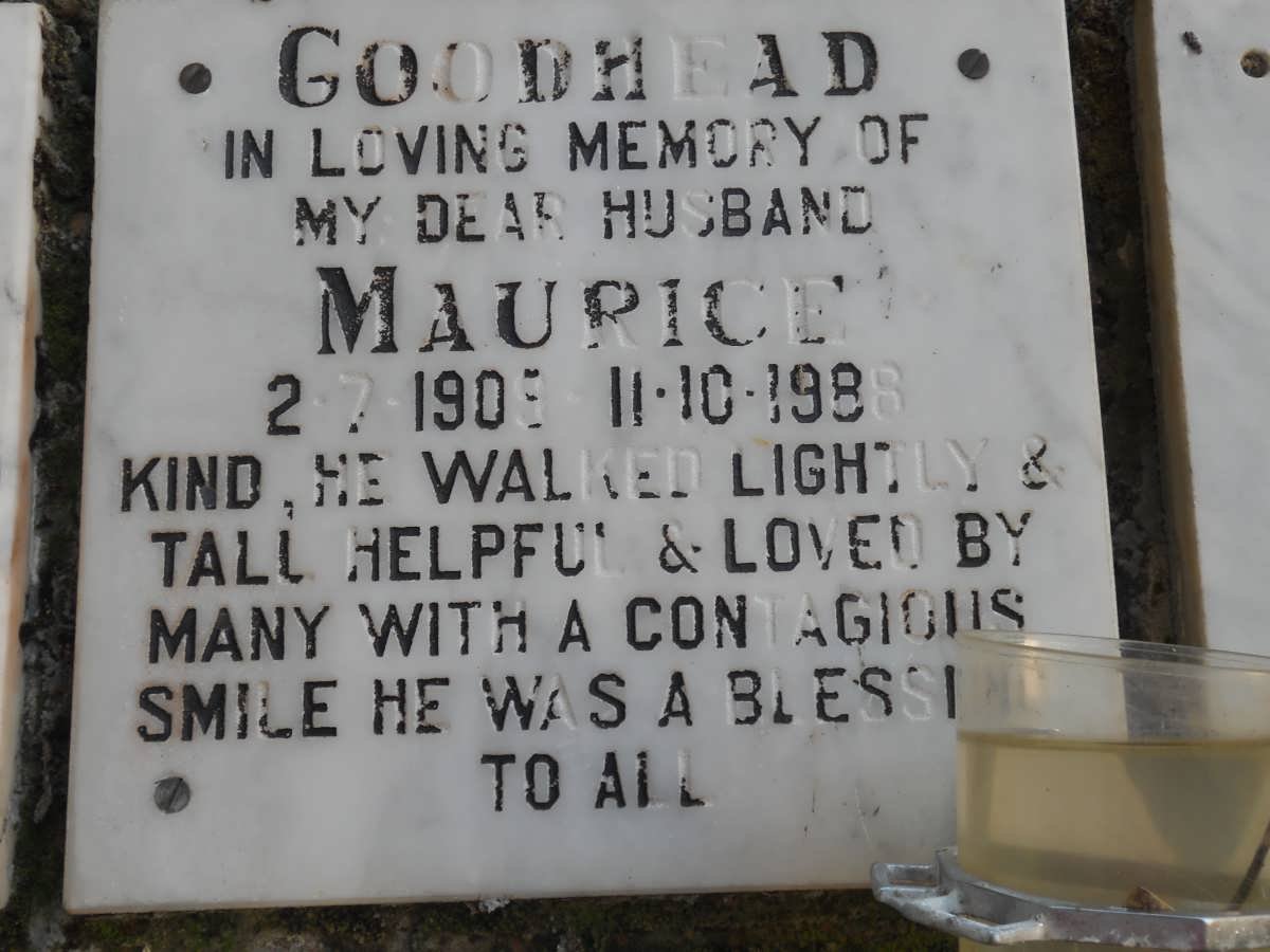 GOODHEAD Maurice 1909-1988