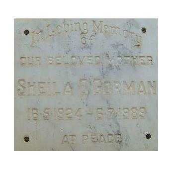 GORMAN Sheila A. E. 1924-1989