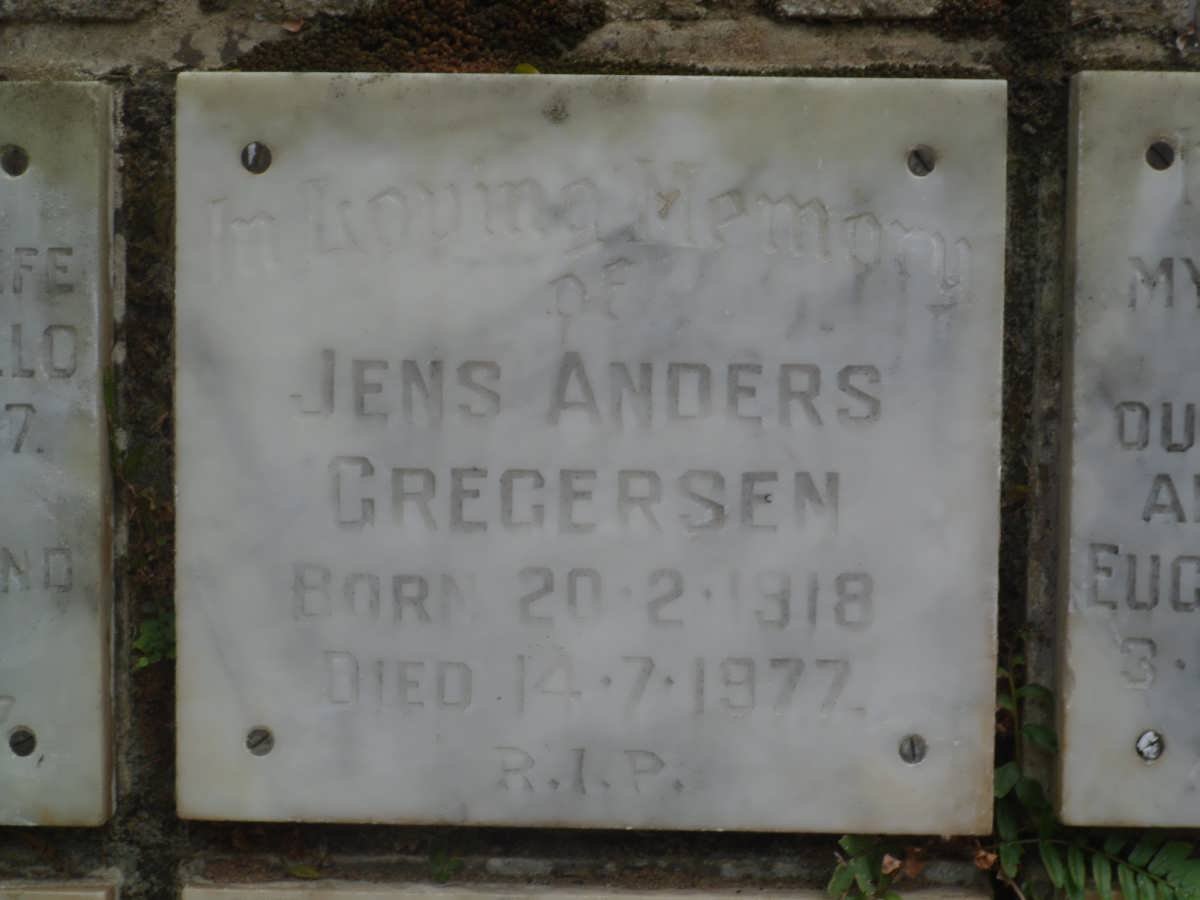 GREGERSEN Jens Anders -1918-1977