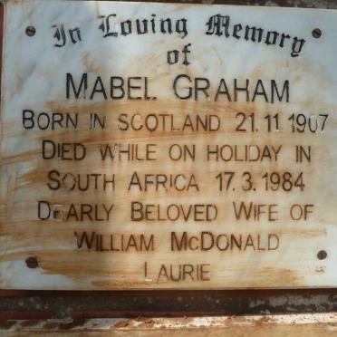GRAHAM Mabel 1907-1984