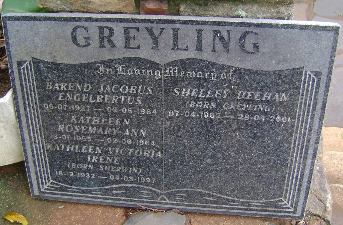 GREYLING :: SHERWIN :: DEEHAN