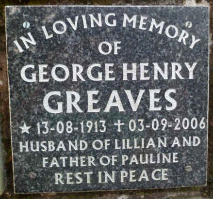 GREAVES George Henry 1913-2006