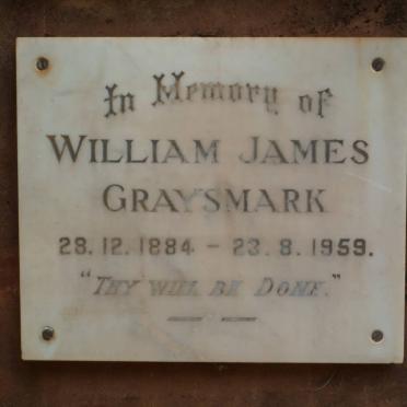 GRAYSMARK William James 1884-1959