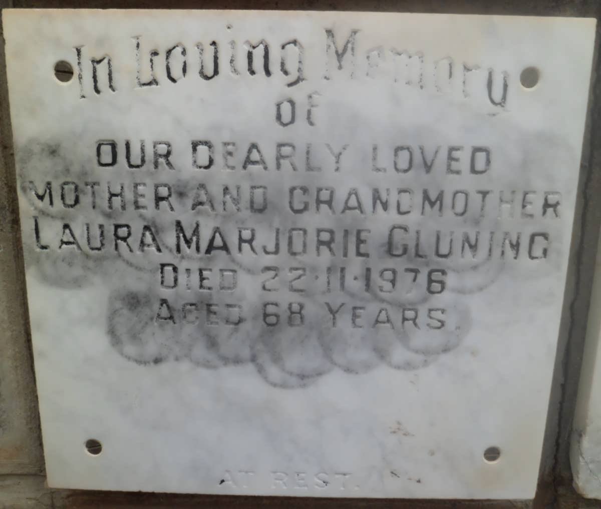 GLUNING Laura Marjorie -1976