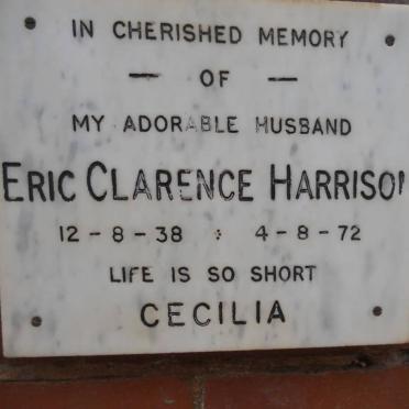 HARRISON Eric Clarence 1938-1972