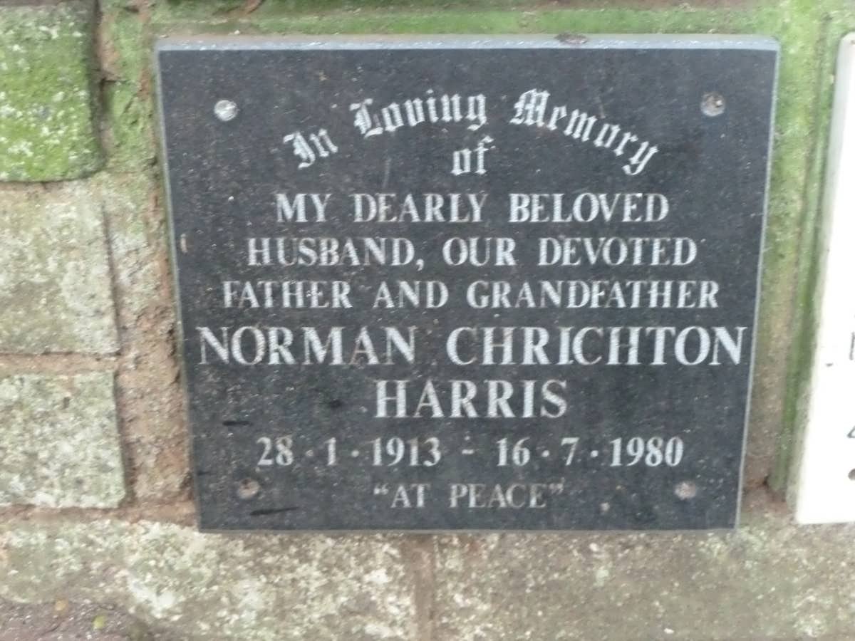 HARRIS Norman Chrichton 1913-1980
