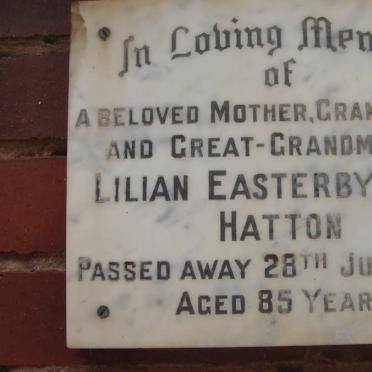 HATTON Lilian Easterby Hall -1970