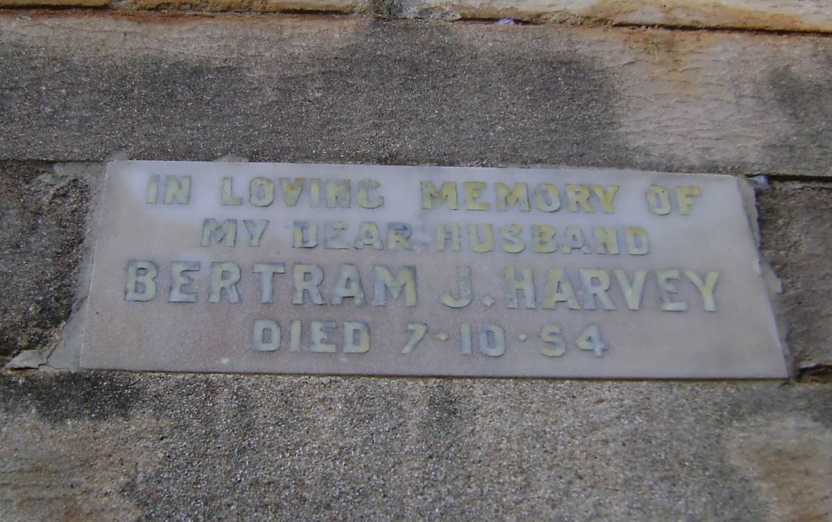 HARVEY Bertram J. -1954